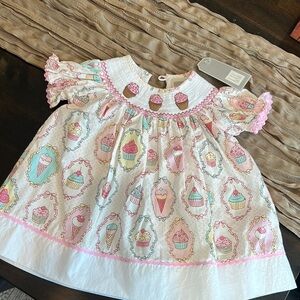 Lil Cactus Pastel Baby Dress- NWT